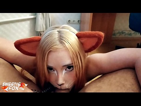 ❤️ Kitsune swallow dick and cum in her mouth ❤❌ Russian porn at us